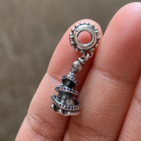 NWOT DISNEY, CINDERELLA MAGICAL MOMENT DANGLE CHARM Sterling Silver 925 - Picture 8 of 12
